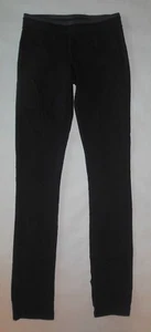 LULULEMON PANT BLACK GRAY YOGA SPIN PILATES DANCE RUNNING WORKOUT LOUNGE size 4 - Picture 1 of 6