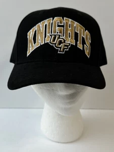 NCAA UCF Knights Hat Cap Strap Back Black Captivating Adjustable Hat Cap - NWT - Picture 1 of 8