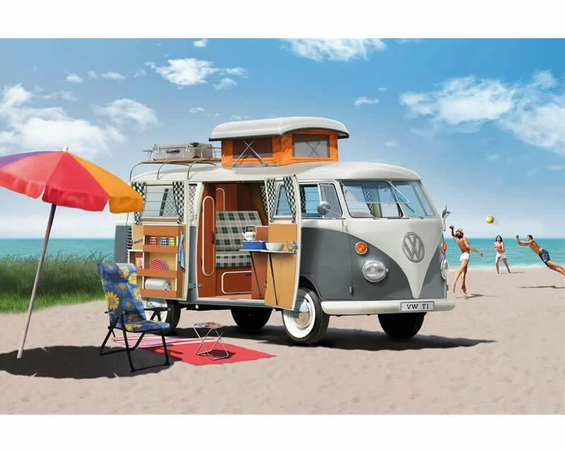 Automodello in Kit da costruire Revell 07674 VW T1 Camper 1 24