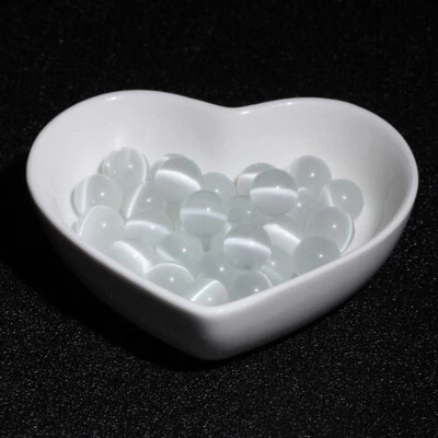 Chic Faux Cat Eye Crystal Round Loose Beads for Jewellery Making Bracelet Crafts - Image 1 of 4