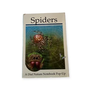 1995 Spiders. A Dial Nature Notebook Pop Up. Vintage Childrens Book - Picture 1 of 5