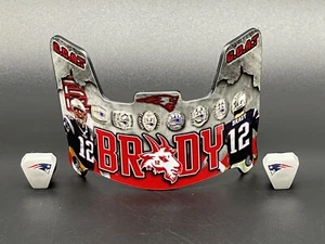 New England Patriots Tom Brady Mini visiera personalizzata - Foto 1 di 1