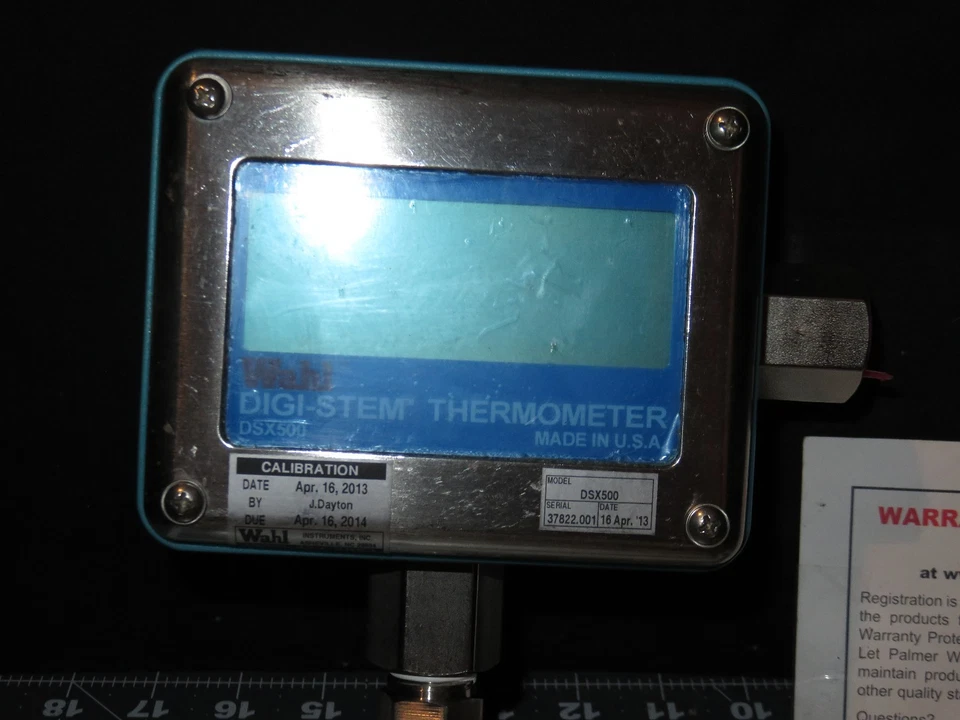 Wahl DSX500 Digital Process Thermometer RTD Sensor & Immersion Temperature Probe - Image 1 of 4