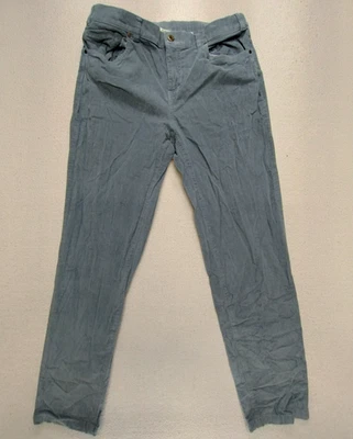 Orvis Velvet Corduroy Pants Size 14 Womens 33x28 Gray Casual Soft - Image 1 of 4