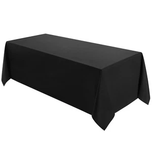 Tablecloth 90 * 132inch Rectangle Table Cloth Polyester, Stain Wrinkle Resist... - Picture 1 of 6