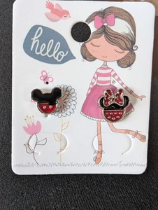 Disney Mickey Mouse And Minnie Mouse Stud Earrings BNWT - Picture 1 of 1