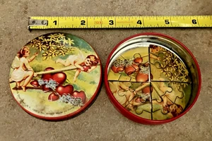 Vintage 1978 Cherub Mini Puzzles & Cherub Dose, Shackman 3", kostenloser Versand - Bild 1 von 8