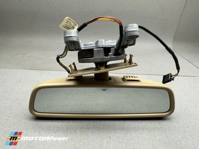 Внутреннее зеркало заднего вида 11-14 Mercedes Benz W216 CL550 CL63 CL600 желтовато-коричневое от оригинального производителя - Изображение 1 из 4