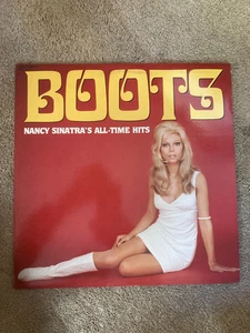 NANCY SINATRA - Boots All Time Hits RHINO VINYL LP WITH INSERT EX/EX - Picture 1 of 7