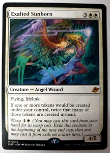 Magic The Gathering Edge of Eternities - Exalted Sunborn - Mythic 0015 casi nuevo - Imagen 1 de 1