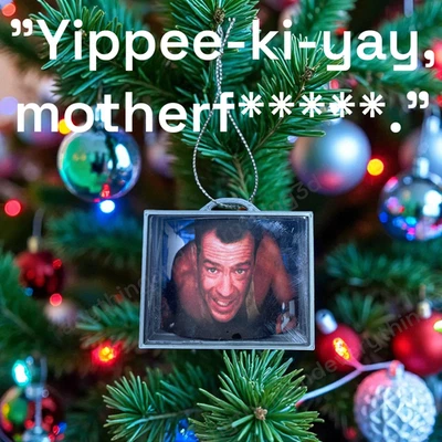 Die Hard Christmas Ornament – Vent Scene Movie Bauble Tree Decoration NEW! - Image 1 of 3