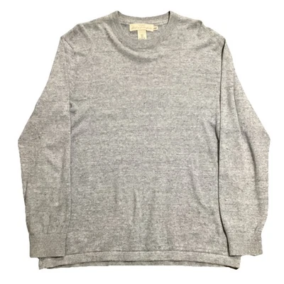 H&M Mens Size Large Blue Long Sleeve Polyester Wool Relaxed Fit Pullover Sweater - Image 1 of 4