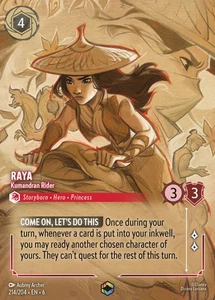 Raya, Kumandran Rider - ENCHANTED - Azurite Sea - Lorcana TCG - Picture 1 of 6