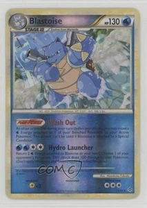 2010 Pokémon HeartGold & SoulSilver - Unleashed Reverse Foil Blastoise #13 19br - Picture 1 of 3