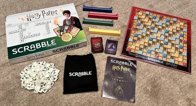 Mattel Scrabble Harry Potter 2016 Edition Board Game Complete Set - Image 1 of 4
