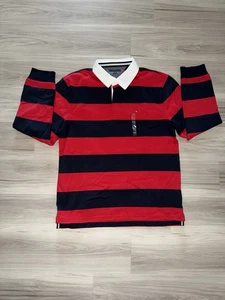 tommy hilfiger Hemd Viertelknopf Streifen Größe 2xl - Bild 1 von 3