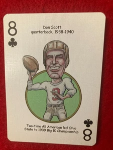 Don Scott 1938-1940 Ohio State Buckeyes Playing / Trading Card - Picture 1 of 4