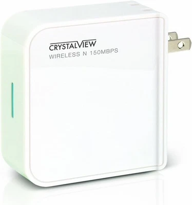 CRYSTAL VIEW Wireless Instant Router 150 Mbps Transfer Speed  - Image 1 of 4
