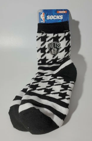 NBA Brooklyn Nets Youth Ankle Socks Size (13, 1-5) 1 Pair NEW Cover
