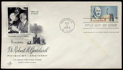 1965 First Day of Issue 5¢ THE WORLD'S FIRST SPACE PIONEER Postmark - Image 1 of 2