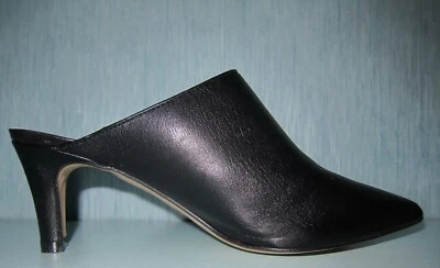 Sabots cuir noir La Colección 37 - Photo 1/4