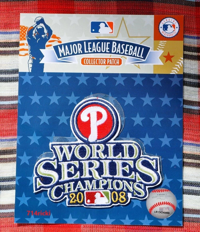 2008 MLB World Series Champions Philadelphia Phillies Patch Official Collector - Image 1 of 1