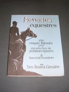Equitation Y. Benoist-Gironière Rèveries équestres 1981 150 croquis 8 aquarelles - Imagen 1 de 8