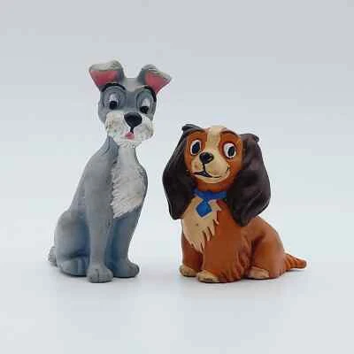 Lot PVC Figures The Lady and the Tramp Disney 1985 Comics Spain Official product - Imagen 1 de 4