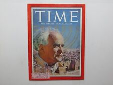 Time Magazine January 16, 1956 Israel's Premier Ben-Gurion SA