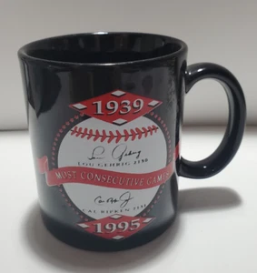Lou Gehrig Cal Ripkin 1939-1995 Most Consecutive Games Coffee/Tea Mug - Picture 1 of 3