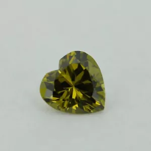 Corazón de peridoto natural 5 mm al por mayor lote de 1 piedra - Imagen 1 de 1