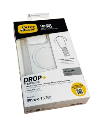 Necklace Lanyard Case Cover for Apple iPhone 15 PRO (6.1") OTTERBOX React Series - Image 1 of 4