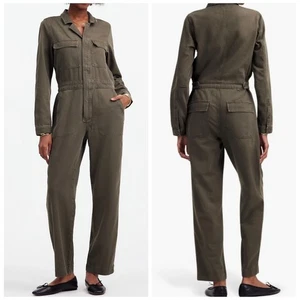Madewell tuta donna utility taglia M verde militare tuta calda streetwear hipster - Foto 1 di 17