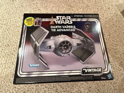 Star Wars The Vintage Collection Vader's Advanced Tie with carded Darth Vader! - Image 1 of 4