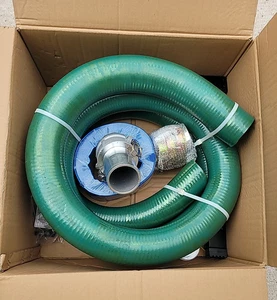 3 Inch Pump Hose Kit Suction, Discharge Clamps Cam & Groove Fittings NO STRAINER - Picture 1 of 8