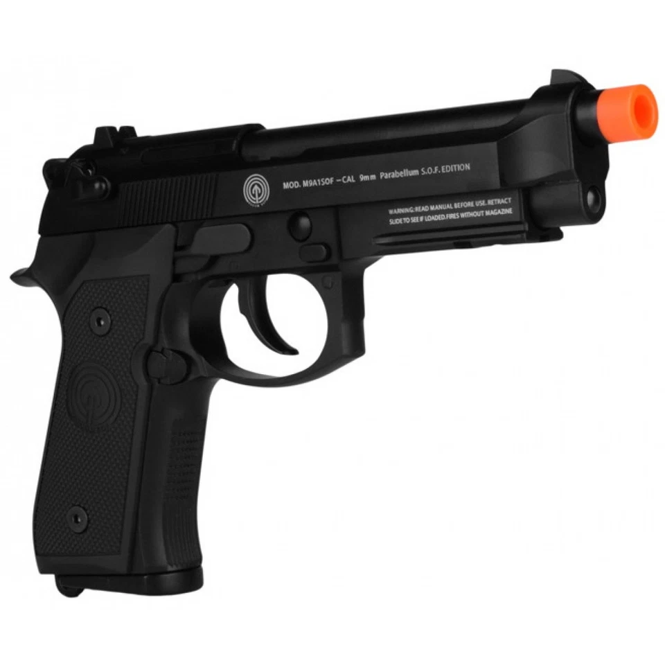 Socom Gear Beretta M9A1 SOF 软弹气枪 GBB 手枪 黑色 翻新 状况完好 — 第 1/4 张图片