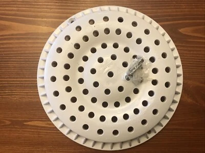 Waterway Plastic Drain Cover 7.625” White, Anti Vortex 806105365736 - Image 1 of 4
