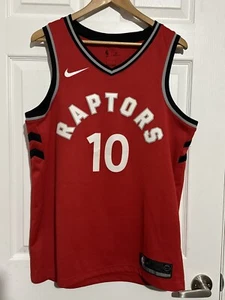 EUC Nike Toronto Raptors Demar DeRozan Icon Swingman Jersey Large L 48 Red! - Picture 1 of 4