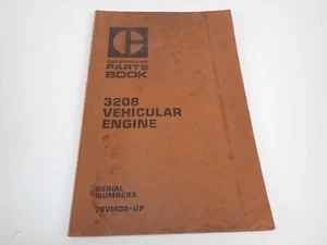 CAT Caterpillar Parts Book 3308 Vehicular Engine Serial Numbers 79V1408-Up 1977 - Picture 1 of 21