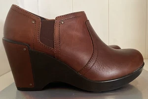 Botín de cuña de cuero Chelsea DANSKO Florence talla 39 u 8,5 marrón - Imagen 1 de 9