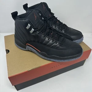 Jordan 12 Retro Utility Gr. 12 Herren Schwarz Hell Purpur Nike Schuhe Sneaker - Bild 1 von 7