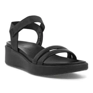 ECCO Women's Flowt LX Wedge Sandal Black/Black - 273303-51052, Black/Black - Picture 1 of 12