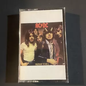 AC/DC Highway to Hell Cassette Tape 1979 Vintage Metal No Upc Rare Cs 19244 - Picture 1 of 6