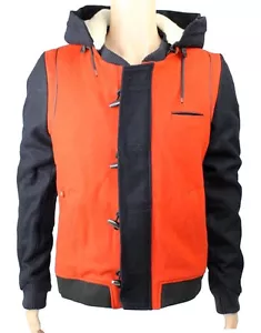 Eleven Paris Hombre Celk Chaqueta de Lona Rojo/Azul Marino (EPJK002) - Imagen 1 de 1