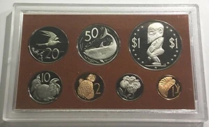1973 COOK ISLANDS - OFFICIAL PROOF SET (7) - ROYAL AUSTRALIAN MINT - BEAUTY - Picture 1 of 5