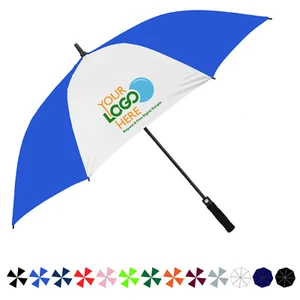 Customised Golf Umbrella Personalised and Custom Printed with Logo - Royal Blue - Picture 1 of 11