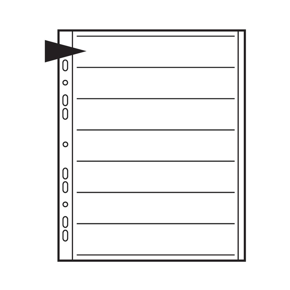 Kenro pagine negative traslucide 7 strisce 6 fotogrammi confezione pellicola 35 mm 25 - KNF08