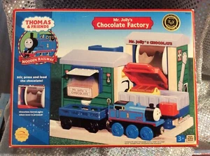 Mr Jolly’s Chocolate Factory 99361 NEW 2002 Thomas & Friends Wooden Railway - Picture 1 of 6