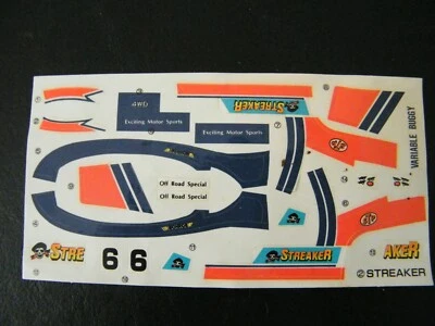 Matchbox Superfast Machines Streaker Sticker Sheet Only - Image 1 of 4
