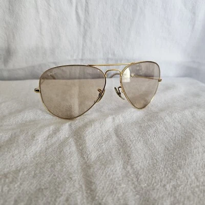 Винтажные авиаторские фотохроматические солнцезащитные очки Bausch and Lomb Ray Ban L2928 без чехла - Изображение 1 из 4